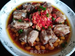 Laba Bean Steamed Pork Ribs recipe