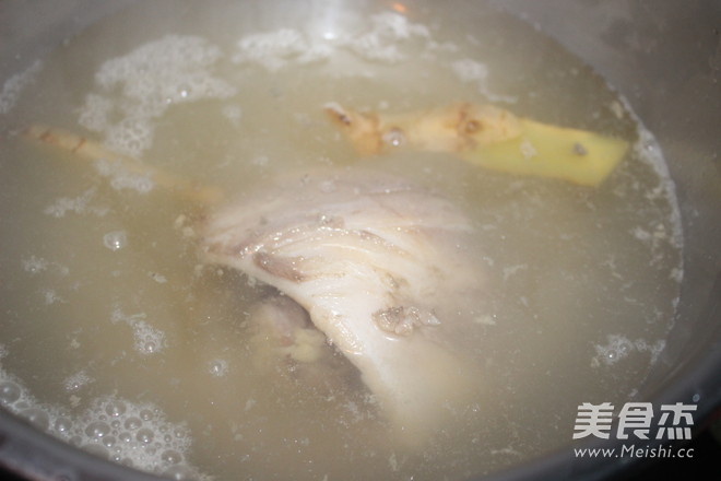 Beef Bone Soup with Roasted Radish recipe