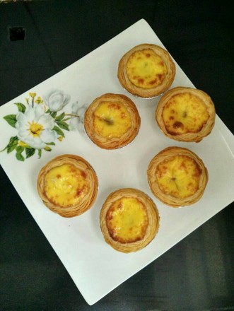 Whole Egg Tart with Strawberry Sauce recipe