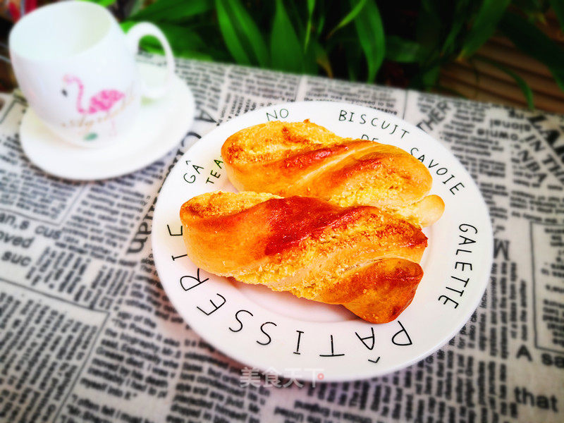 Coconut Twisted Bread Rolls recipe