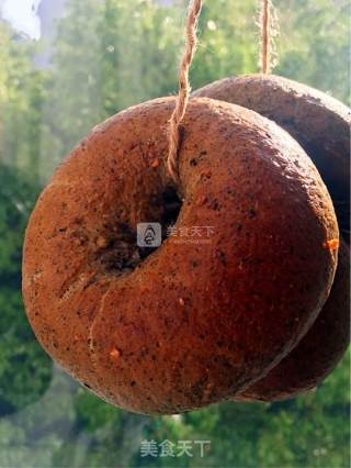 #aca烤培明星大赛#black Sesame Whole Wheat Bagels recipe