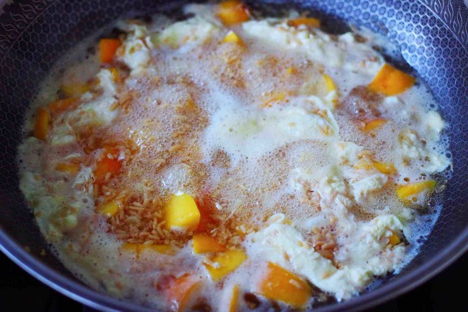 Mashed Egg Drop Soup recipe