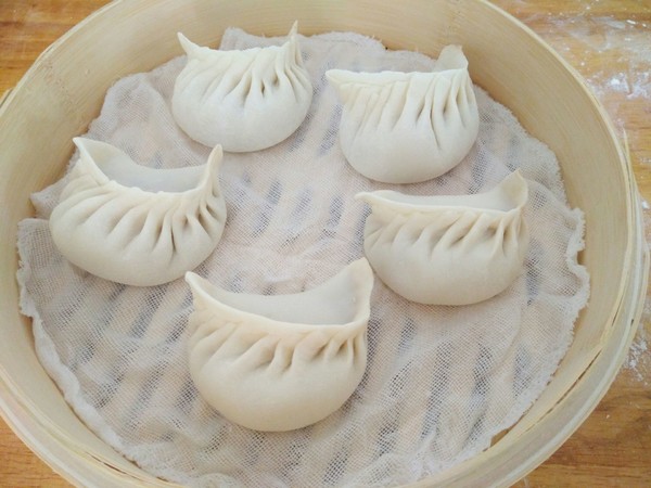 Steamed Dumplings with Beef and Radish recipe