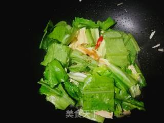 #团圆饭# Stir-fried Yuba with Oily Wheat and Vegetables recipe