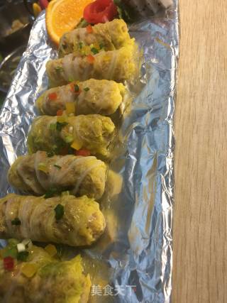 Green Steamed Pork Roll recipe