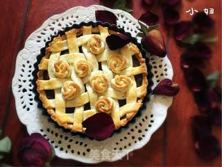 #四节baking Contest Cum is Love to Eat Festival#rose Flower Bean Paste Pie recipe