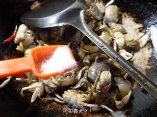 Stir-fried White Jade Crab recipe