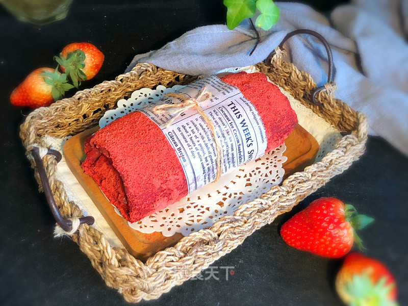 Strawberry Towel Roll recipe