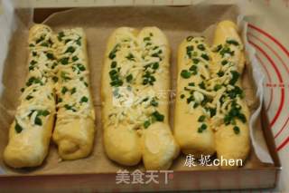 #aca烤明星大赛# Scallion Cheese Bread Bars recipe