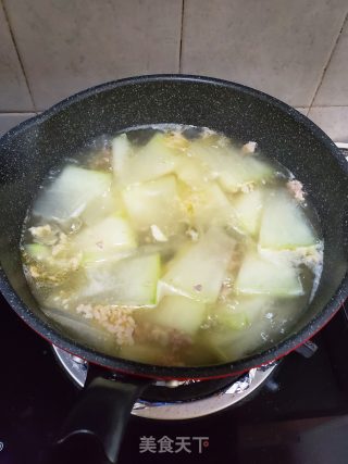 Shrimp and Winter Melon Soup with Minced Meat recipe