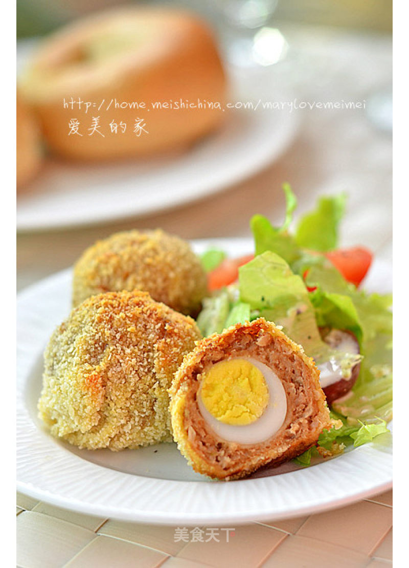 Baking is Healthier Than Frying - Roasted Scotch Eggs recipe