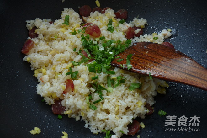 Fried Rice with Sausage and Truffle recipe