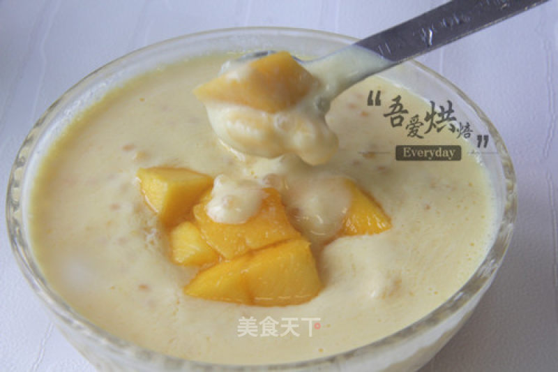 Summer Dessert-mango Sago