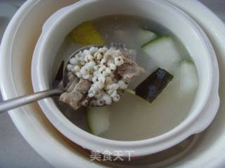 Pork Ribs, Winter Melon and Coix Seed Congee recipe