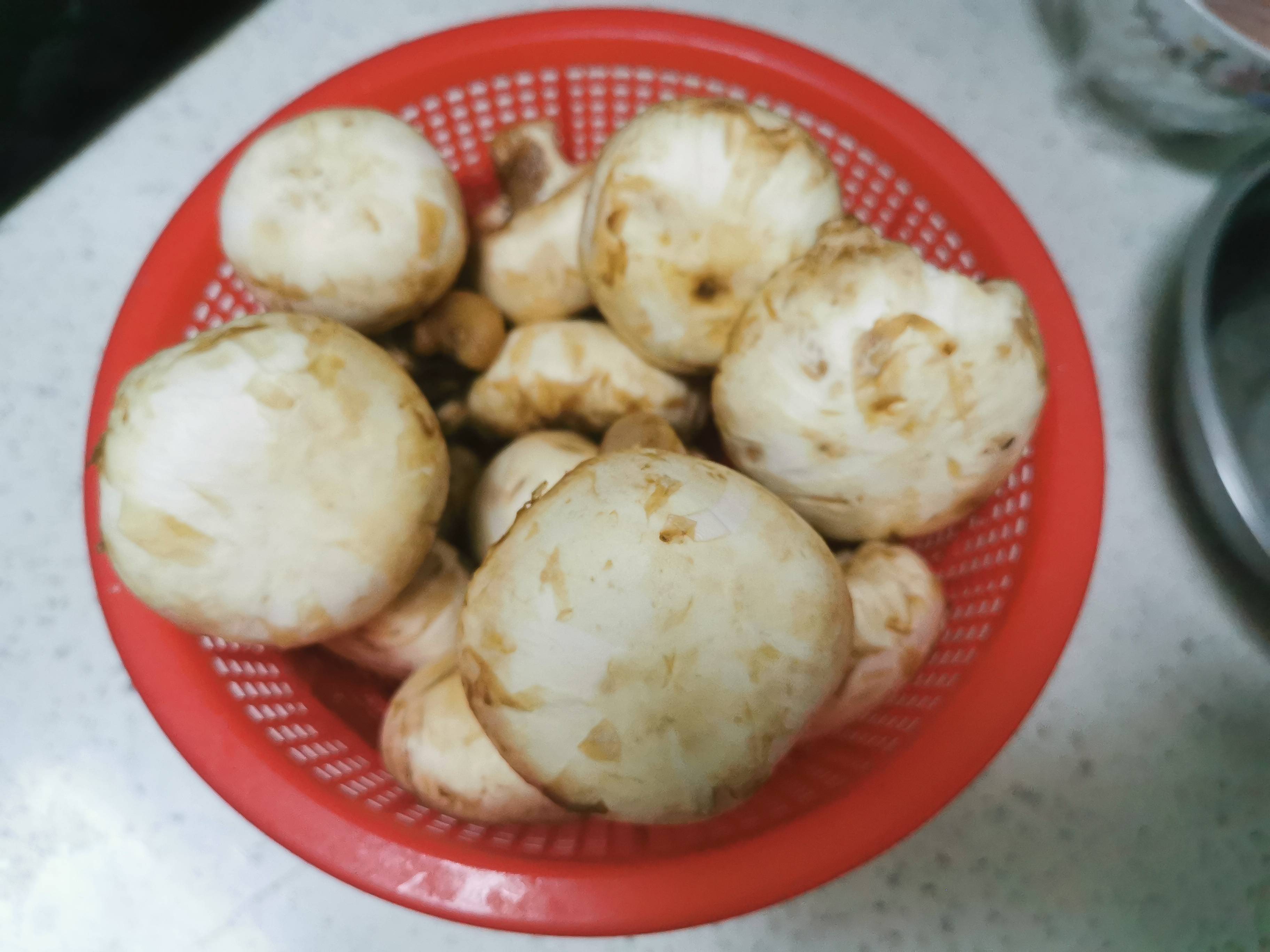 [homemade] Fried Pork with Mushrooms recipe
