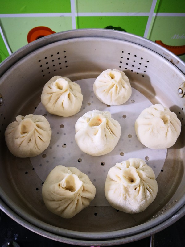 Big Buns with Mushrooms and Carrot Stuffing recipe