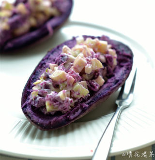 Super Delicious Purple Potato Salad recipe