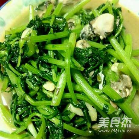 Fried Chrysanthemum with Sea Oysters recipe