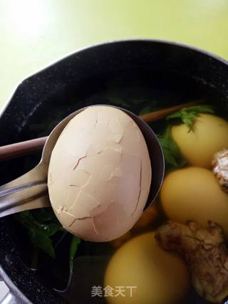 #春食野菜香# Wormwood Boiled Eggs recipe