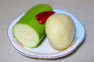 Fried Zucchini with Potatoes recipe