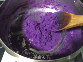 Caterpillar Purple Sweet Potato Bread recipe