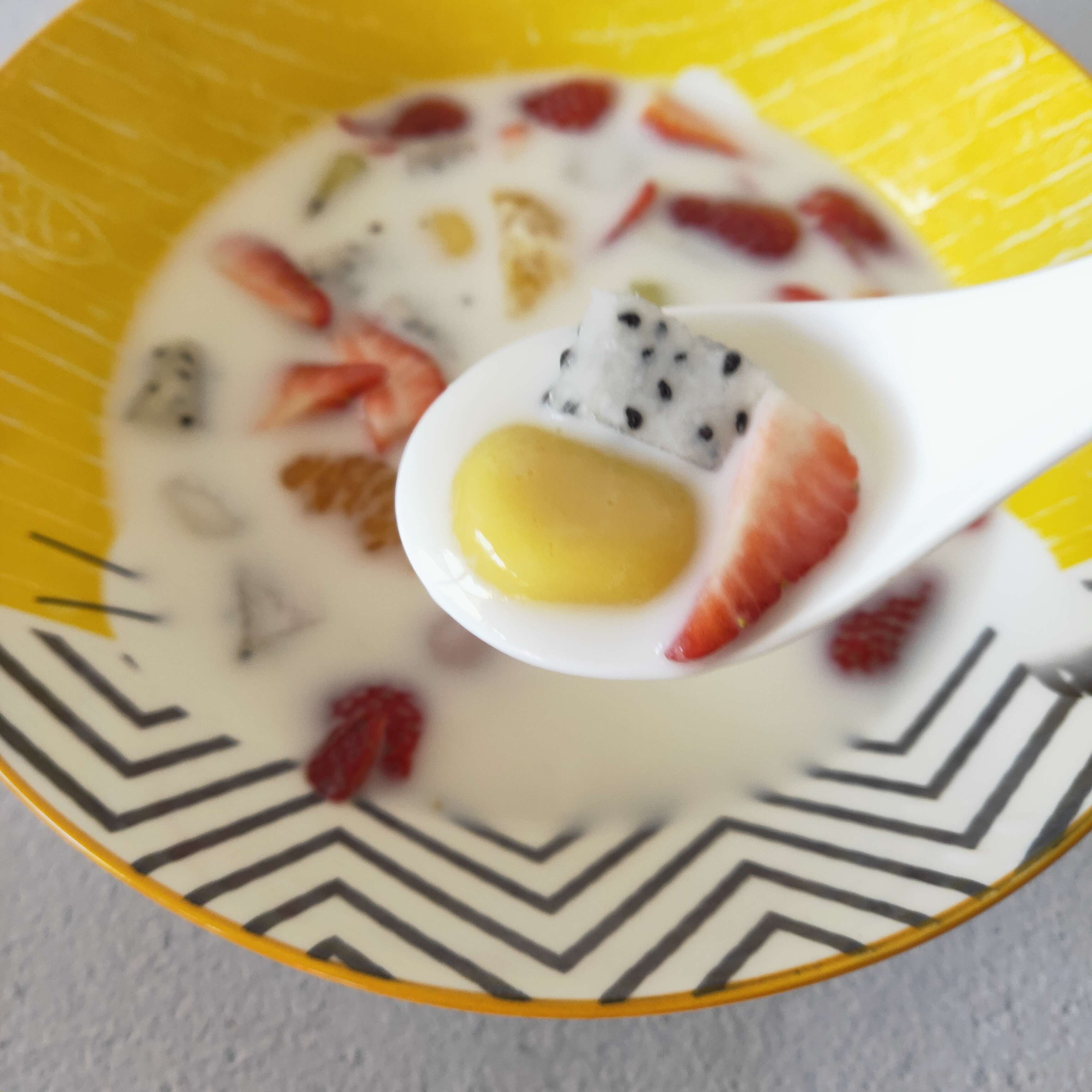 Yogurt and Fruit Gnocchi recipe