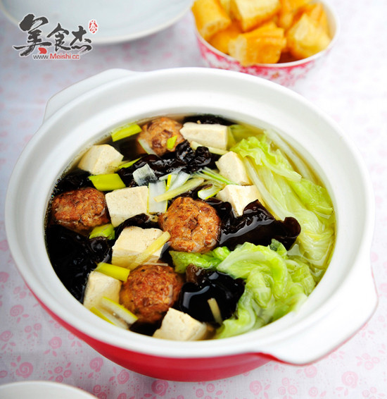 Cabbage Tofu Meatballs recipe