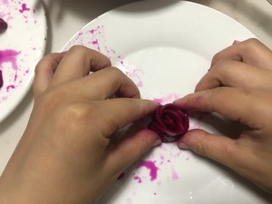 Dragon Fruit Flowers, Beautiful Fruit on A Plate recipe