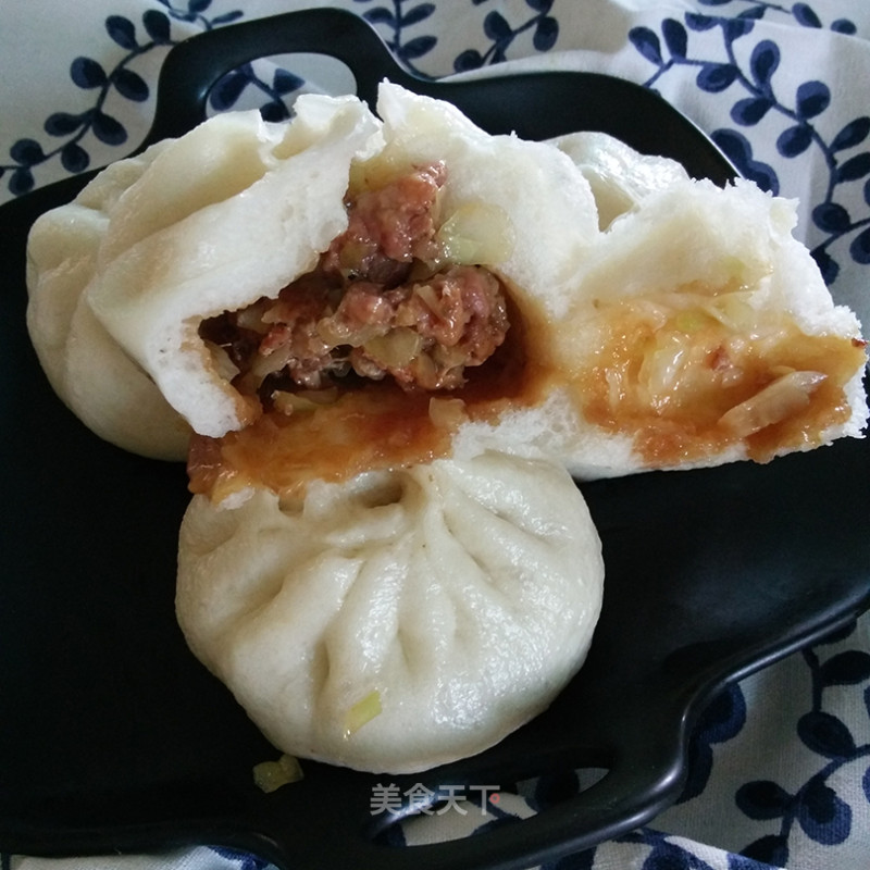 Cabbage Pork Buns recipe