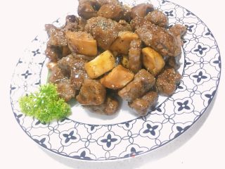 Black Pepper Beef Cubes recipe