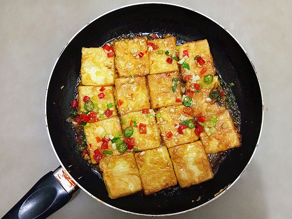 Fried Tofu with Sauce recipe