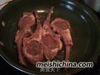 Yogurt Mint Sauce with Lamb Chops recipe