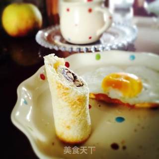 Bean Paste Walnut Toast Roll recipe