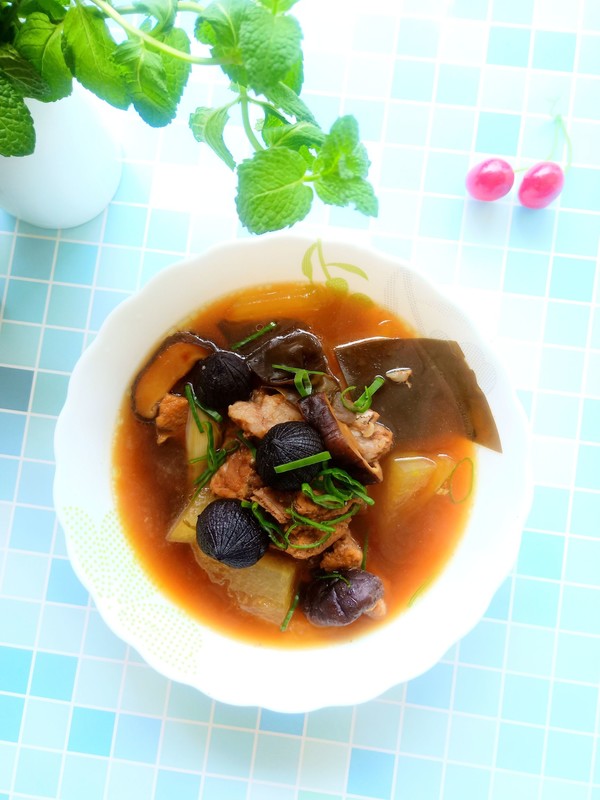 Black Garlic Pork Ribs Soup recipe