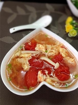 Seafood Mushroom Egg Soup recipe