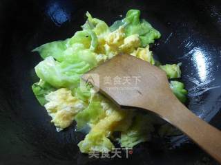 Stir-fried Cabbage with Beef Sauce and Egg recipe