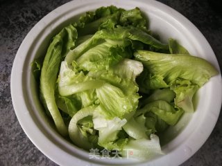 Stewed Potato Powder with Kelp Lettuce recipe