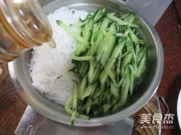 Cucumber Mixed Vermicelli recipe