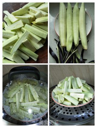 Stir-fried Steamed Eggplant with Minced Meat recipe