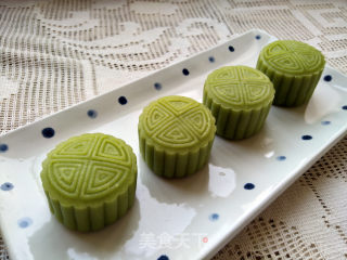 Matcha Snowy Mooncake recipe