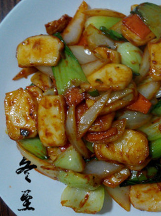 Spicy Fried Rice Cake recipe