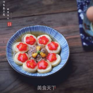Steamed Tofu with Minced Meat recipe