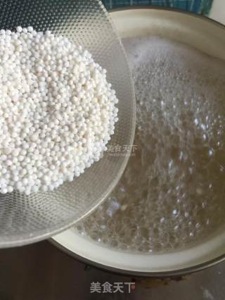 Coconut Milk, Red Bean, Coix Seed and Sago recipe