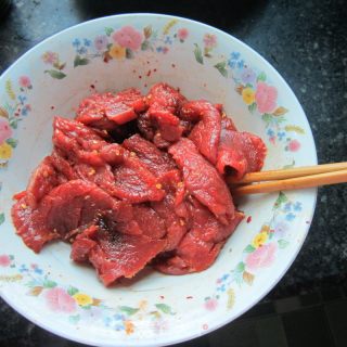 Fried Beef Slices recipe