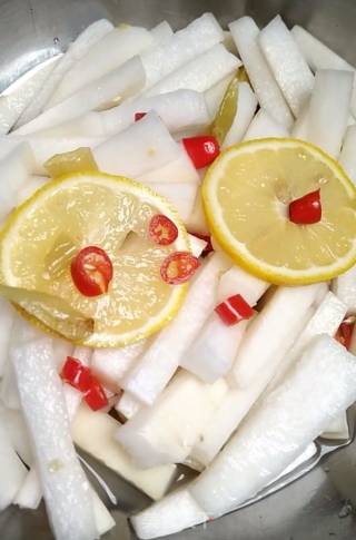 Hot and Sour Crispy Radish recipe