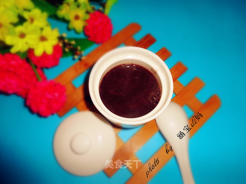 Yam Bean Black Rice Paste recipe