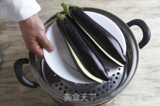 Roasted Eggplant with Scallion Oil and Garlic Sauce recipe