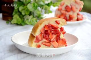 #四sessional Baking Contest and is Love to Eat Festival#strawberry Cheese Bag recipe