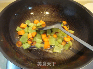 Stewed Tofu with Colored Vegetables recipe
