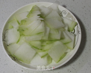 Quick Home Cooking-fried Winter Melon with Shiitake Mushrooms and Minced Meat recipe